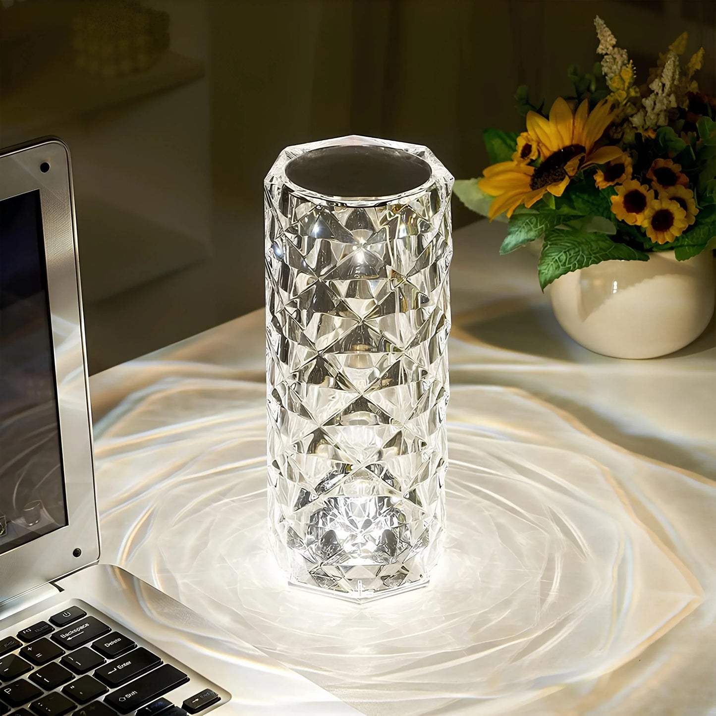 SPARKSHU - Crystal Touch Table Lamp