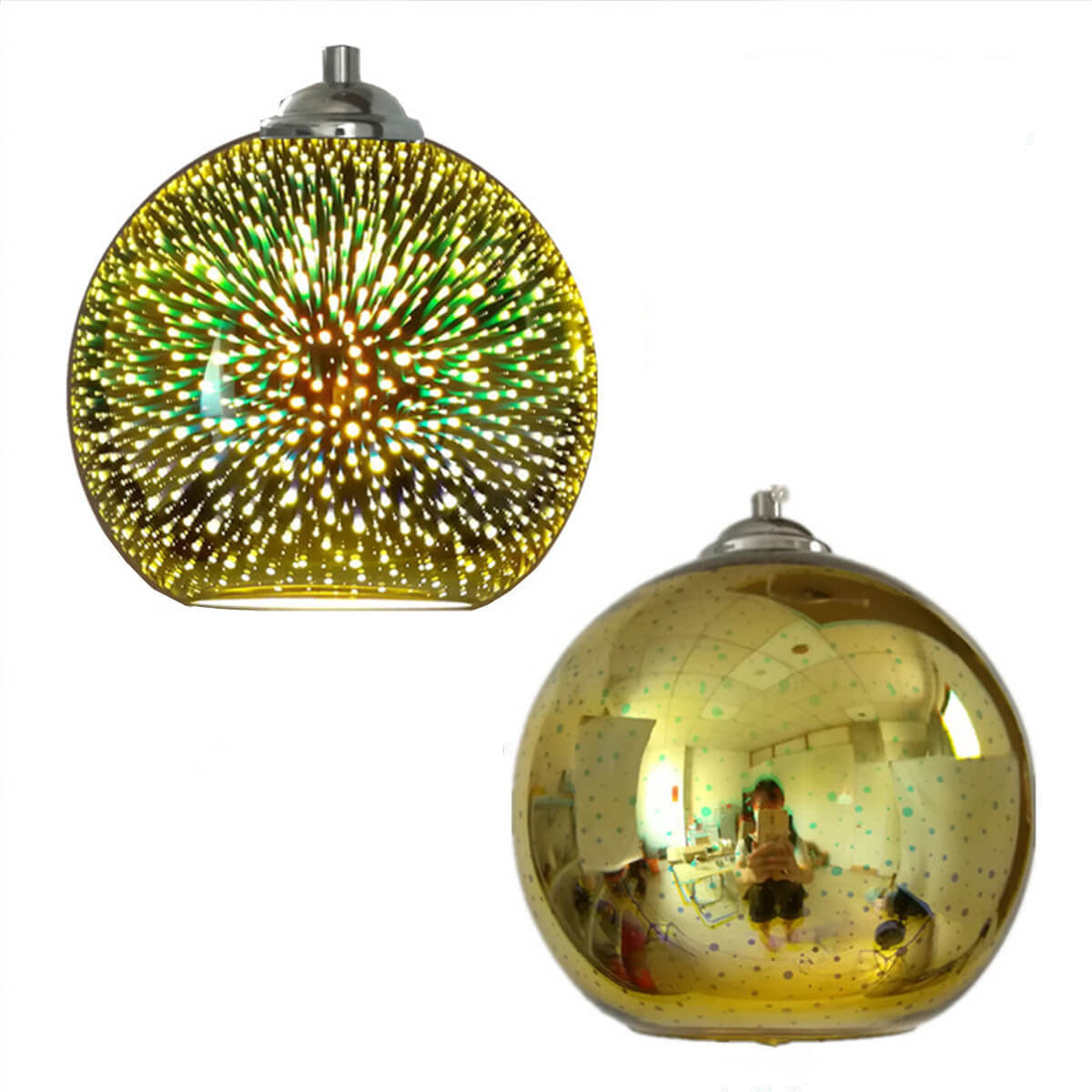 JOVIA - 3D Fireworks Glass Ceiling Light