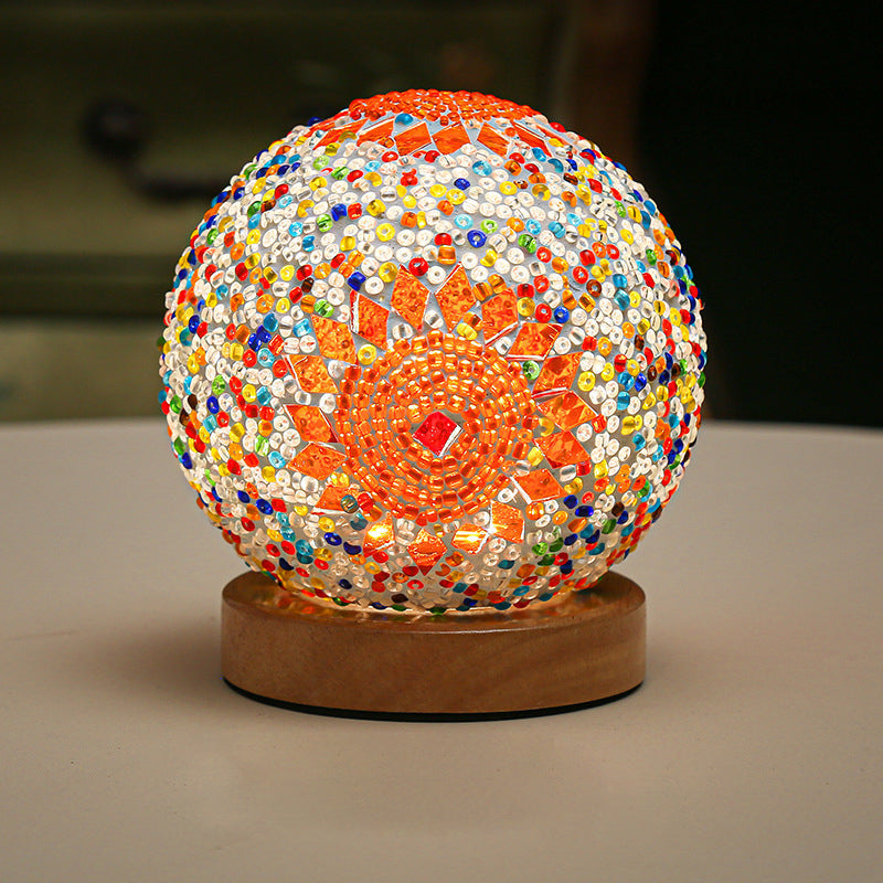 MYSTAJ – Bohemian Mosaic LED Table Lamp