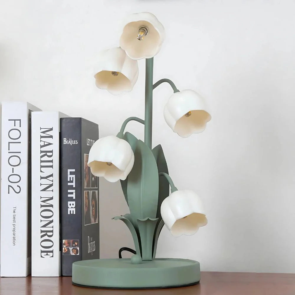 LUZ Bell Orchid Table Lamp