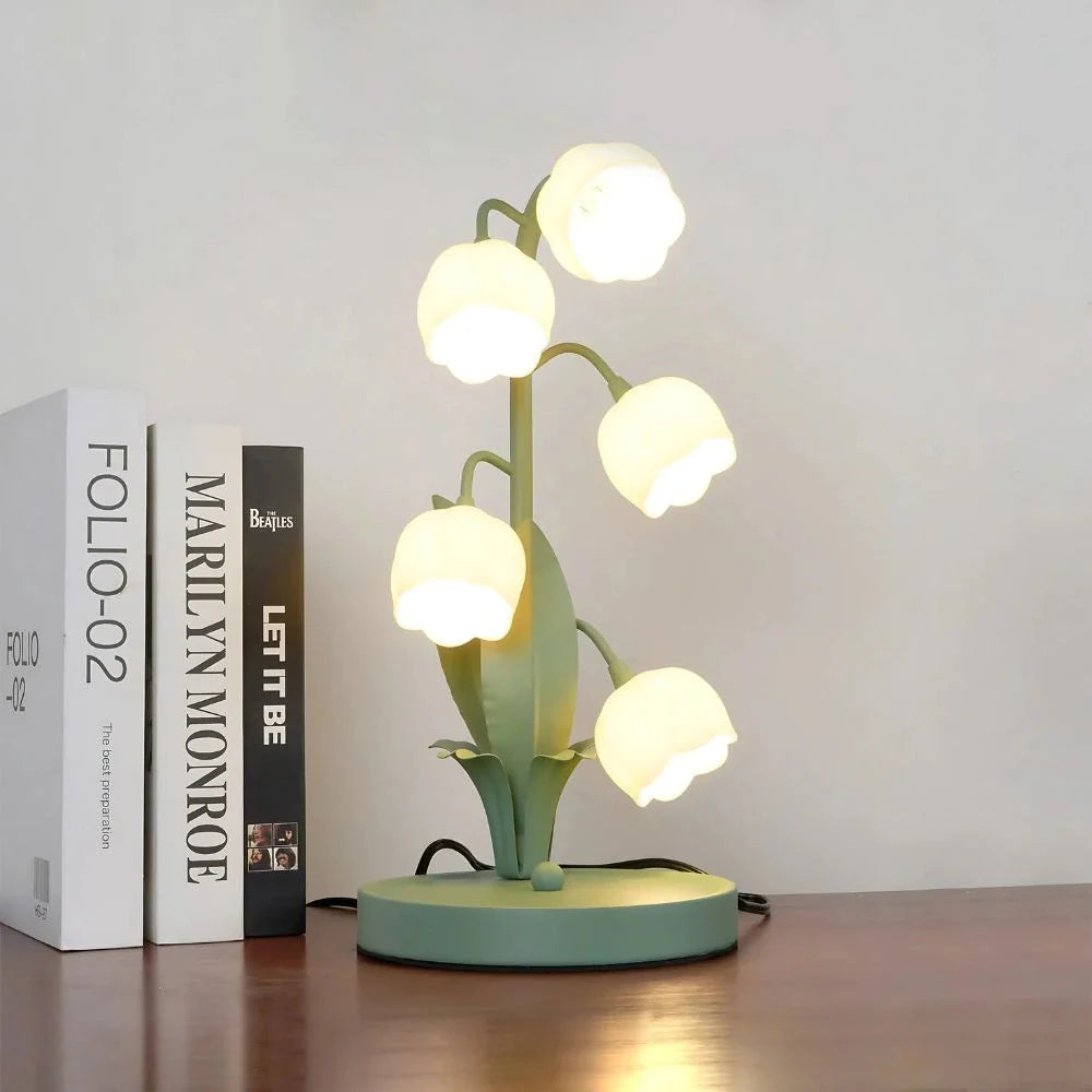 LUZ Bell Orchid Table Lamp