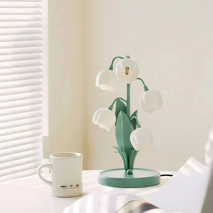 LUZ Bell Orchid Table Lamp