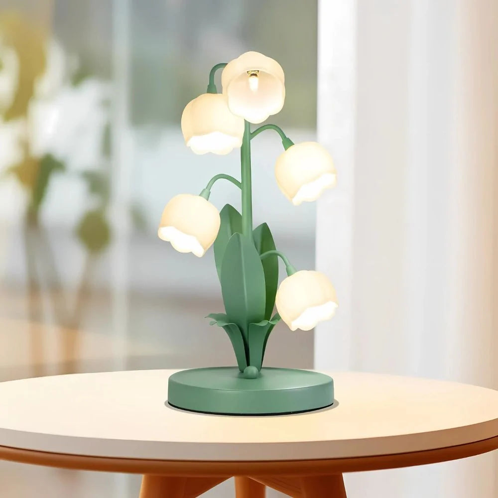 LUZ Bell Orchid Table Lamp