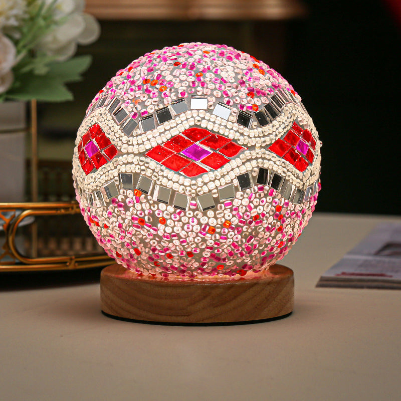 MYSTAJ – Bohemian Mosaic LED Table Lamp