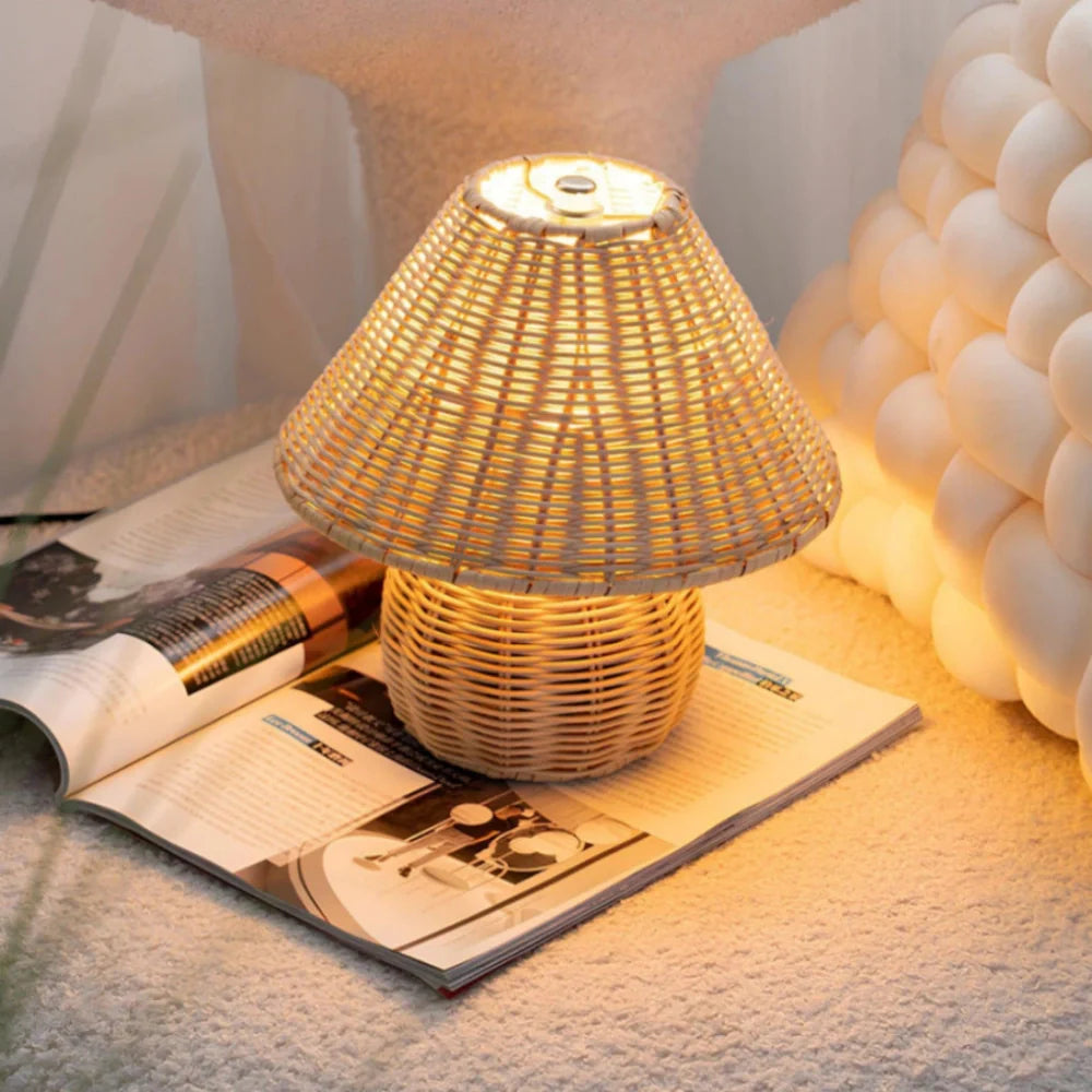 WEAVECRAFTDY - Handcrafted Bamboo Table Lamp