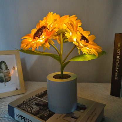 CELESTORA – Elegant Floral Glow Table Lamp