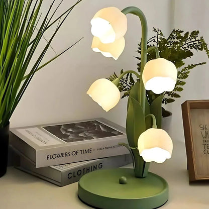 LUZ Bell Orchid Table Lamp