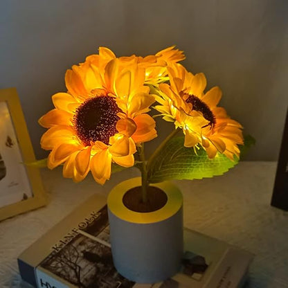 CELESTORA – Elegant Floral Glow Table Lamp