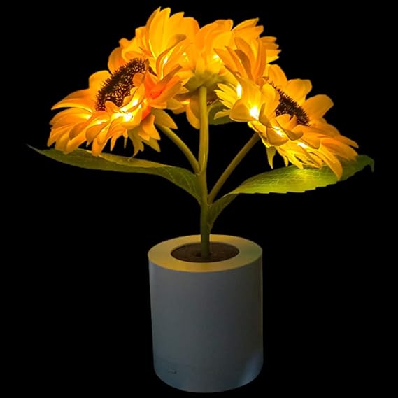 CELESTORA – Elegant Floral Glow Table Lamp