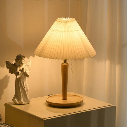 ILLUMINAD – Retro Wooden Table Lamp