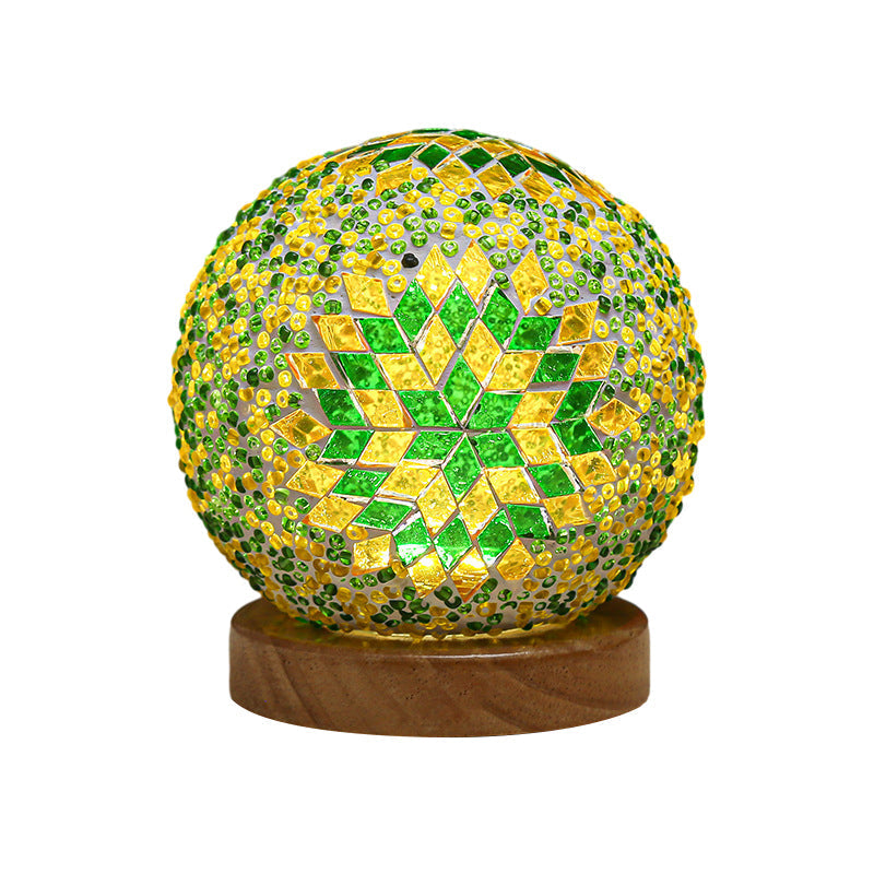 MYSTAJ – Bohemian Mosaic LED Table Lamp