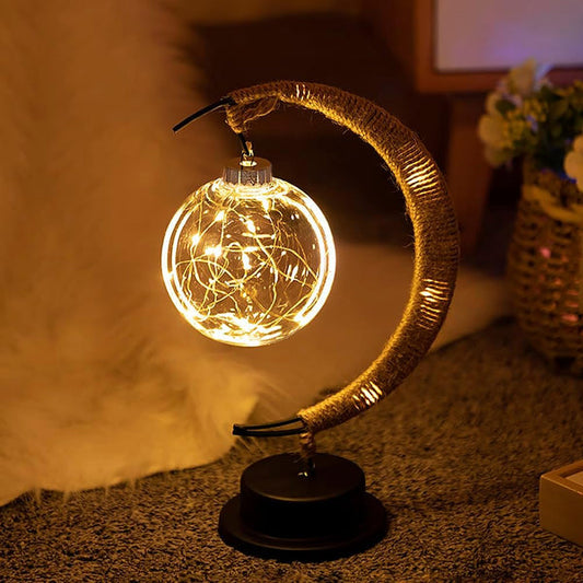 FALMER – Glass Moon Table Lamp