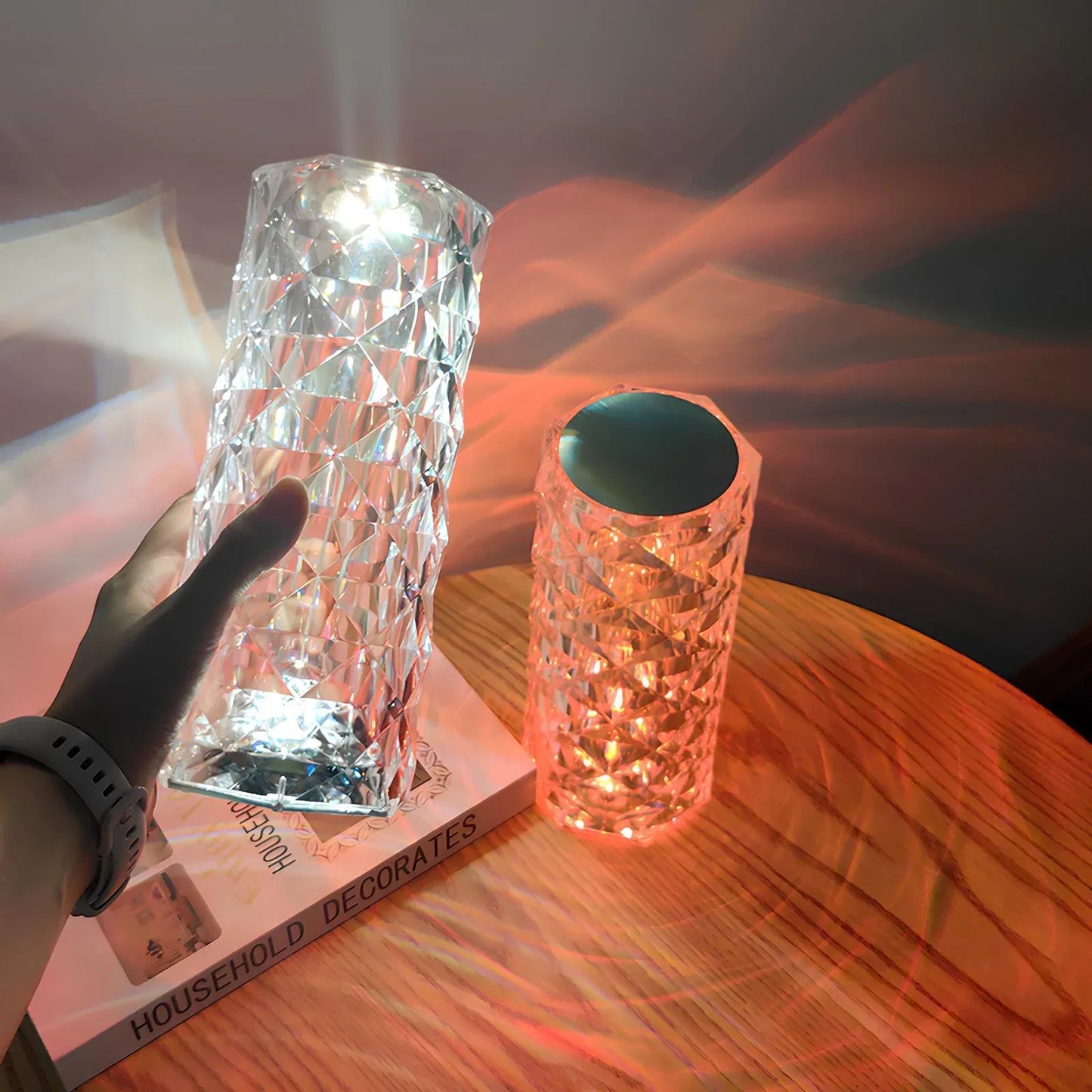 SPARKSHU - Crystal Touch Table Lamp