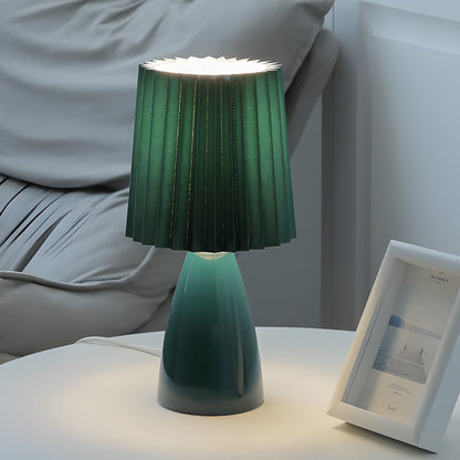 FAYREL - Pleated Fabric Table Lamp