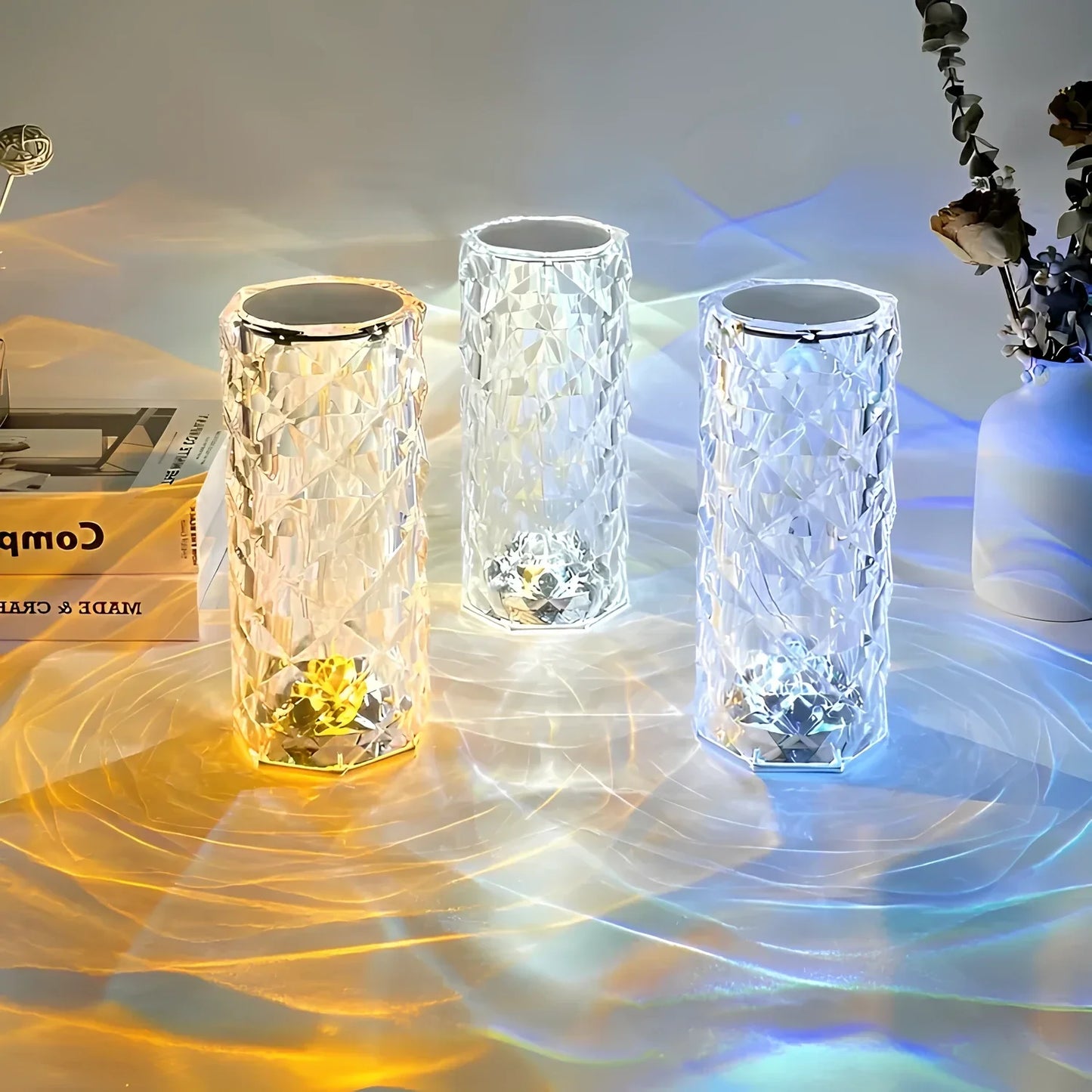 SPARKSHU - Crystal Touch Table Lamp