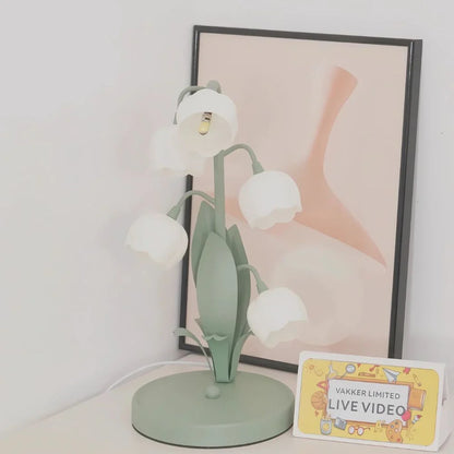 LUZ Bell Orchid Table Lamp