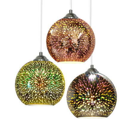 JOVIA - 3D Fireworks Glass Ceiling Light