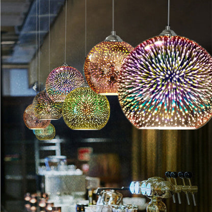 JOVIA - 3D Fireworks Glass Ceiling Light