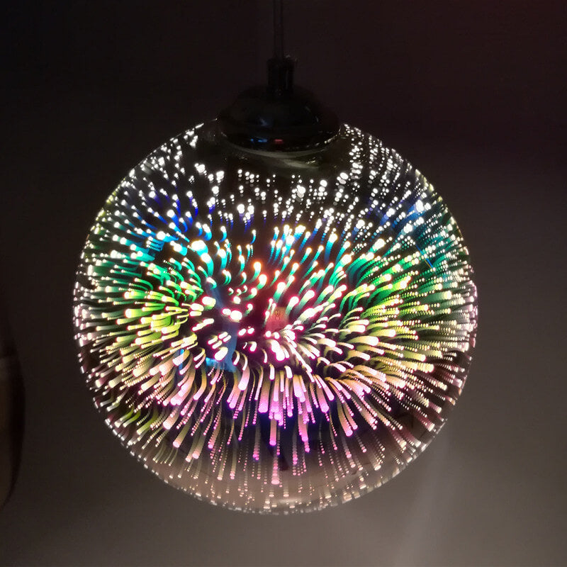 JOVIA - 3D Fireworks Glass Ceiling Light