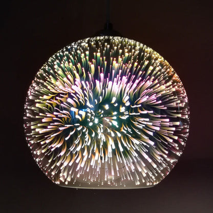 JOVIA - 3D Fireworks Glass Ceiling Light