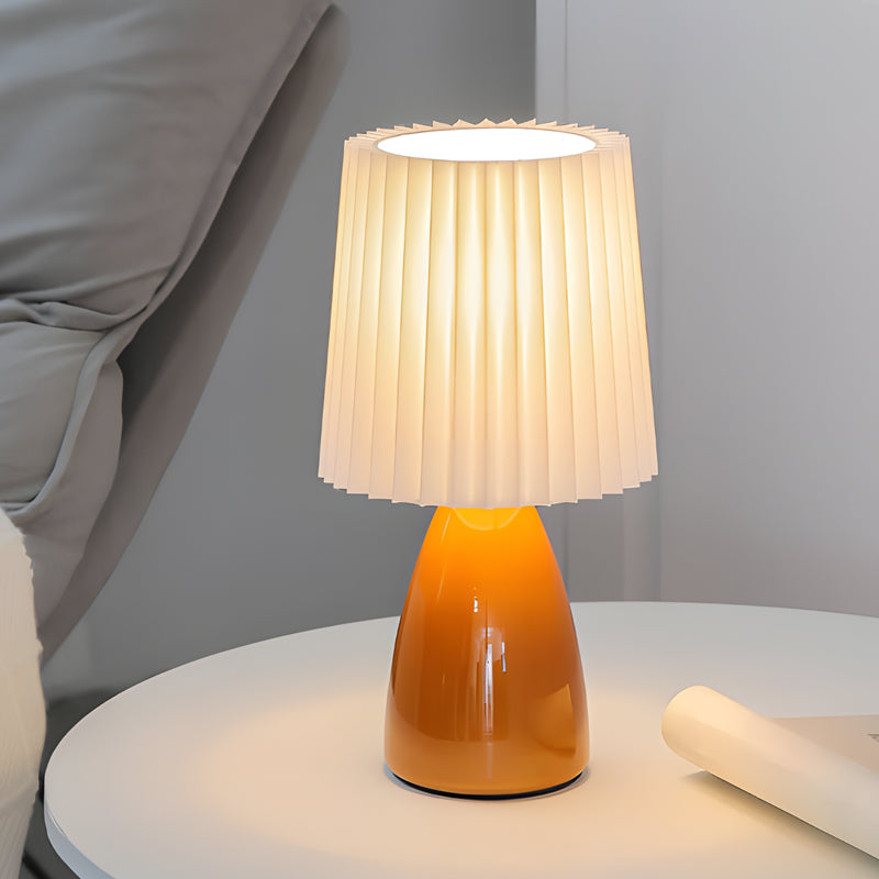 FAYREL - Pleated Fabric Table Lamp