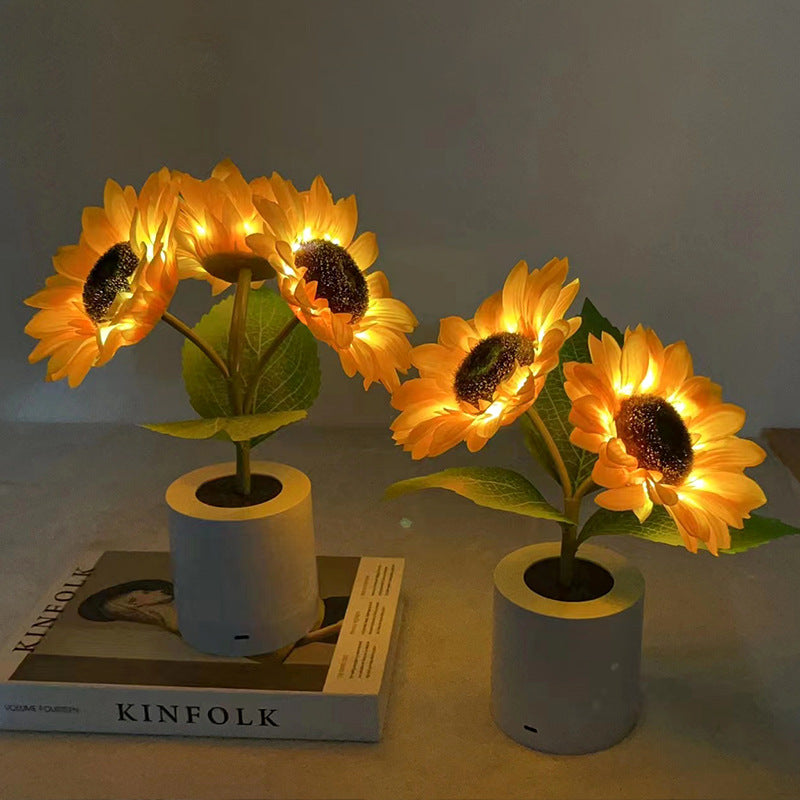 CELESTORA – Elegant Floral Glow Table Lamp