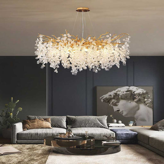 AURION - Luxury Branch Design Crystal Chandelier