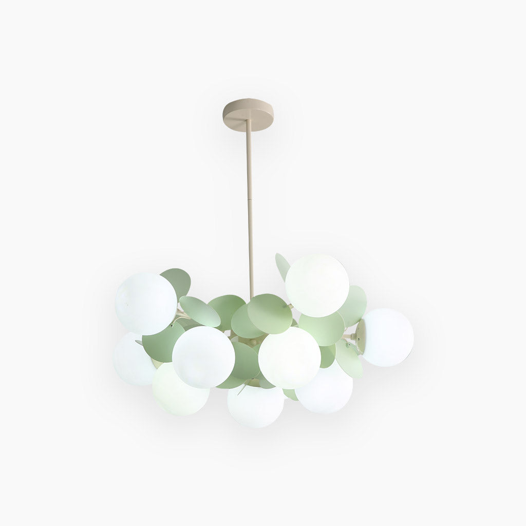 SOLVANNA – Opal Glass Branch Chandelier