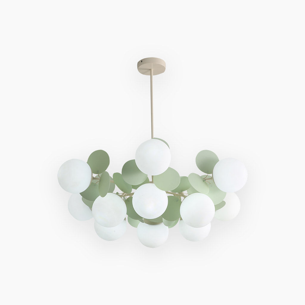 SOLVANNA – Opal Glass Branch Chandelier