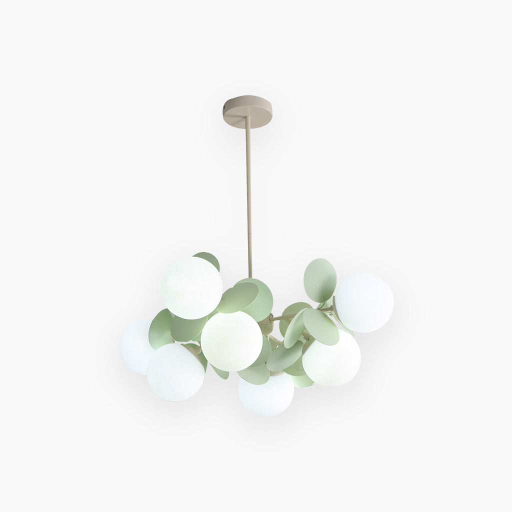 SOLVANNA – Opal Glass Branch Chandelier