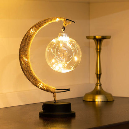 FALMER – Glass Moon Table Lamp