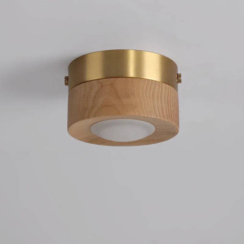 WJARIQ –  Walnut LED Ceiling Light