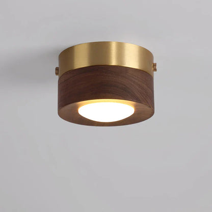 WJARIQ –  Walnut LED Ceiling Light