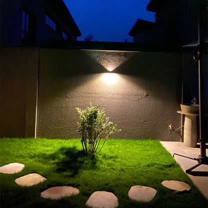 SOLARA - Modern Solar Up & Down LED Wall Lamp for Outdoor Spaces