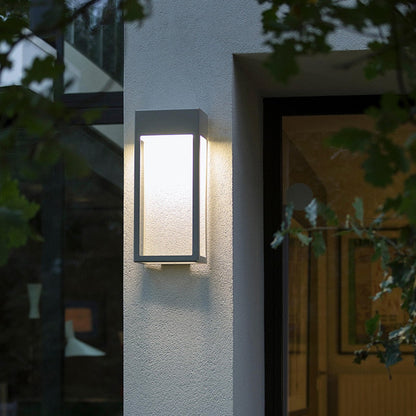 NOVA - Slim Solar LED Wall Lamp for Modern Outdoor Lighting