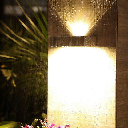 SOLARA - Modern Solar Up & Down LED Wall Lamp for Outdoor Spaces