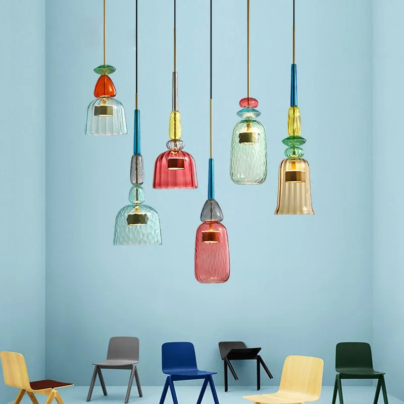 MODIQ – Colorful Glass Ceiling Light