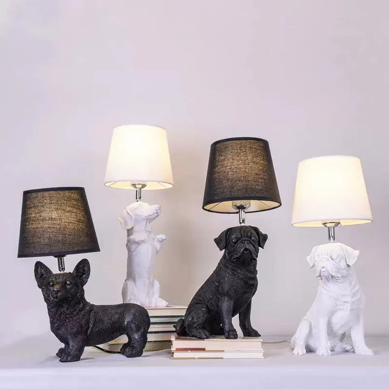 NEXLY - Art Deco Puppy Table Lamp