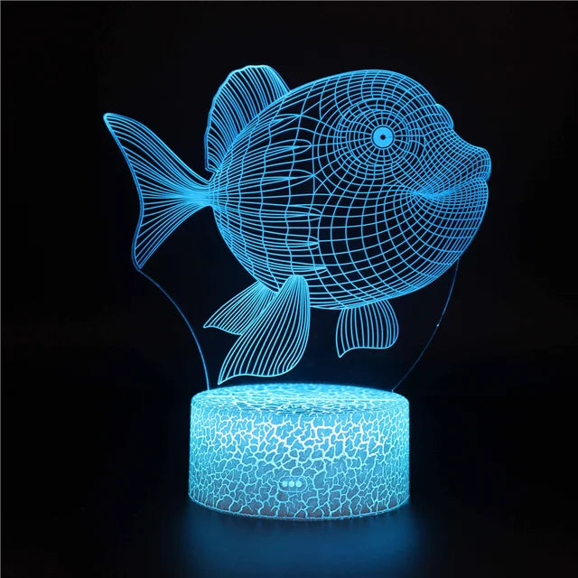 ILLUCIC - Modern Sea Illusion Table Lamp