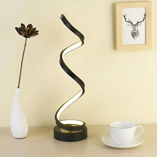 AURORA - Modern Spiral LED Table Lamp for Elegant Home Decor