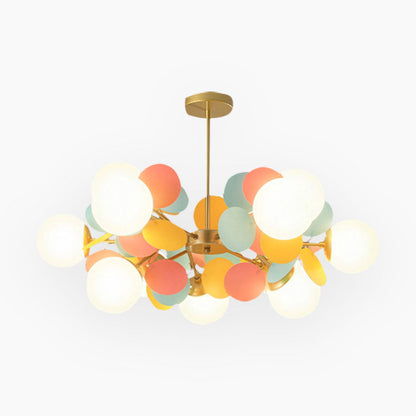 SOLVANNA – Opal Glass Branch Chandelier