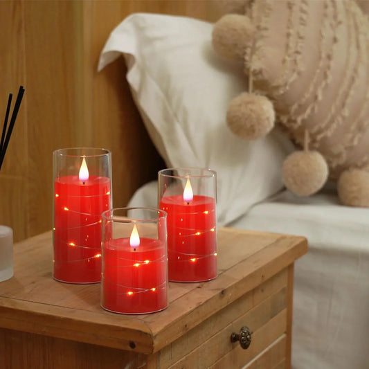 DELUSH - LED Flameless Table Lamp Set