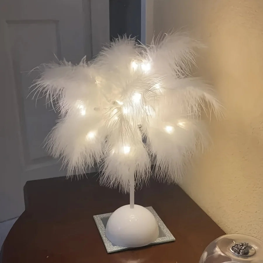 PLUMA – Elegant Feather Table Lamp