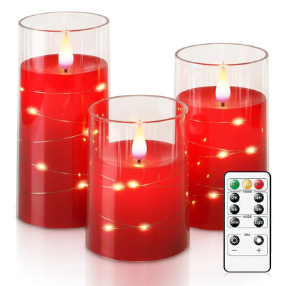 DELUSH - LED Flameless Table Lamp Set