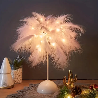 PLUMA – Elegant Feather Table Lamp