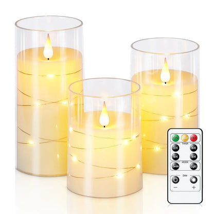 DELUSH - LED Flameless Table Lamp Set