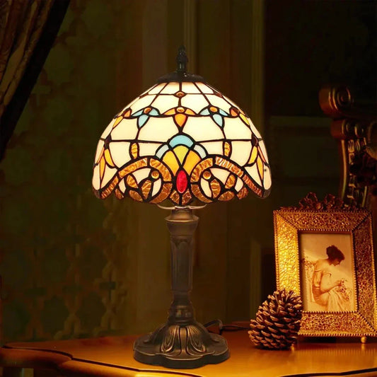 BRAVO Antique Stained Table Lamp