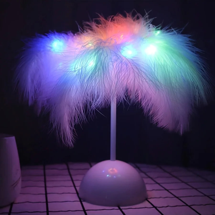 PLUMA – Elegant Feather Table Lamp