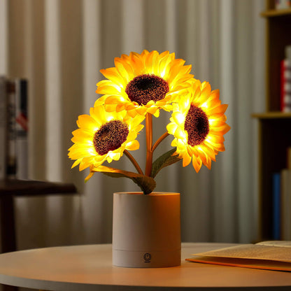 CELESTORA – Elegant Floral Glow Table Lamp