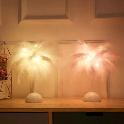 PLUMA – Elegant Feather Table Lamp